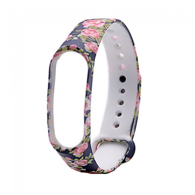Margoun Printed Silicon Strap Replacement Band for Xiaomi MI Band 3 - MG01