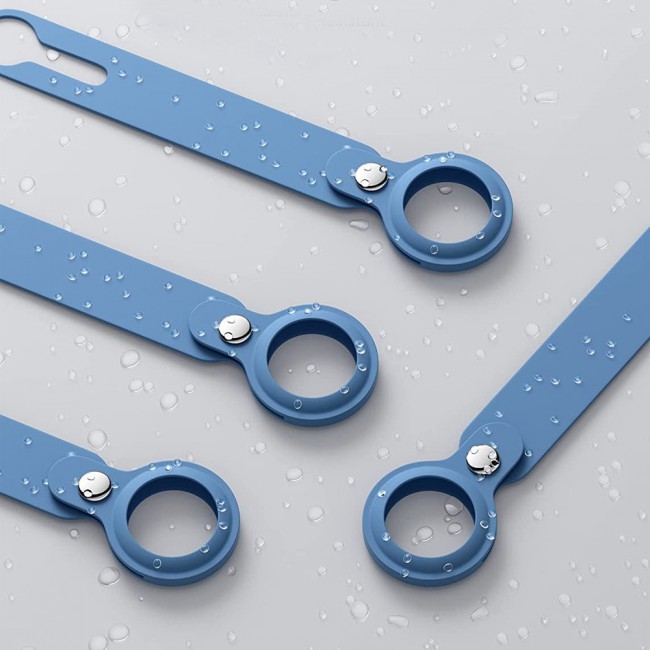 Margoun Silicone AirTag Loop for Apple AirTag – Dark Blue