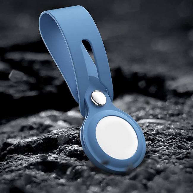 Margoun Silicone AirTag Loop for Apple AirTag – Dark Blue