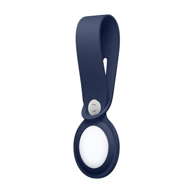 Margoun Silicone AirTag Loop for Apple AirTag – Navy Blue