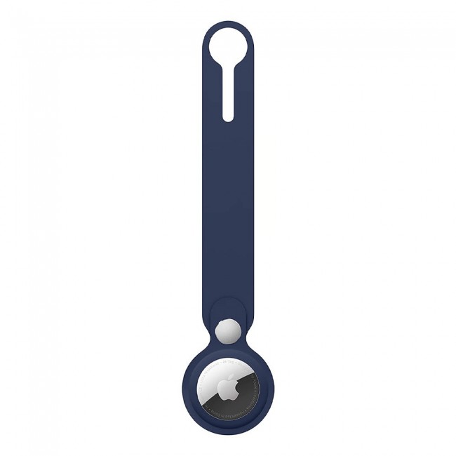 Margoun Silicone AirTag Loop for Apple AirTag – Navy Blue