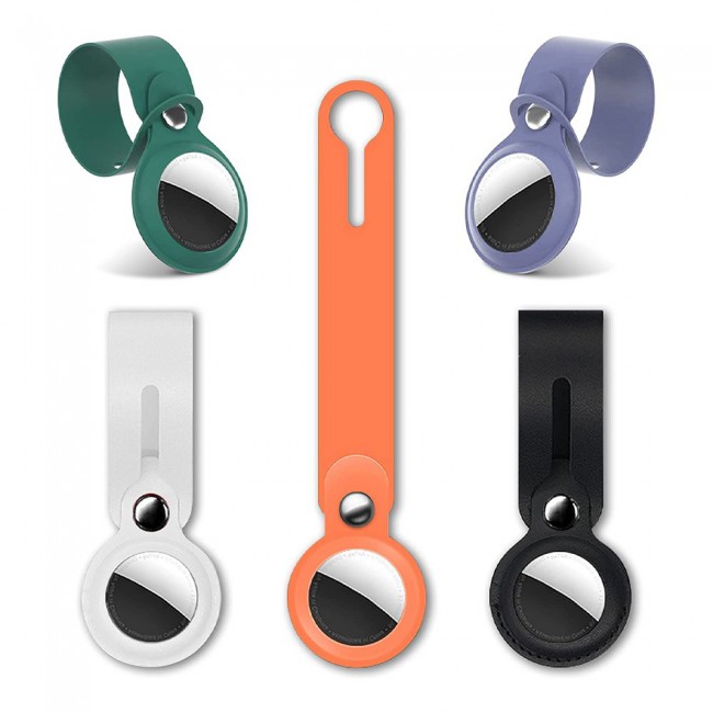 Margoun Silicone AirTag Loop for Apple AirTag – Cedar Green