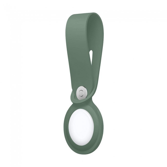 Margoun Silicone AirTag Loop for Apple AirTag – Cedar Green