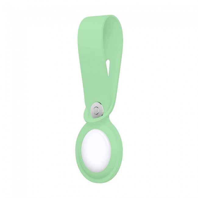 Margoun Silicone AirTag Loop for Apple AirTag – Mint Green