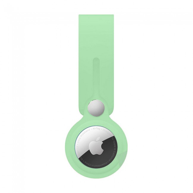 Margoun Silicone AirTag Loop for Apple AirTag – Mint Green