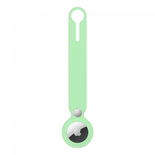 Margoun Silicone AirTag Loop for Apple AirTag – Mint Green