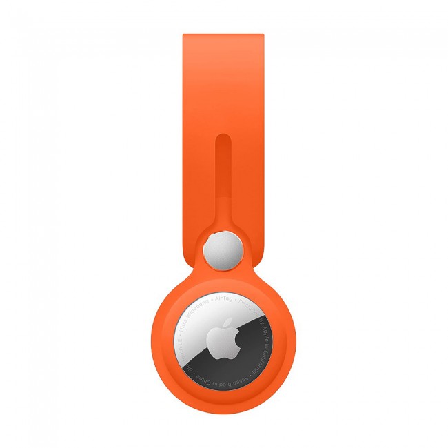 Margoun Silicone AirTag Loop for Apple AirTag – Orange