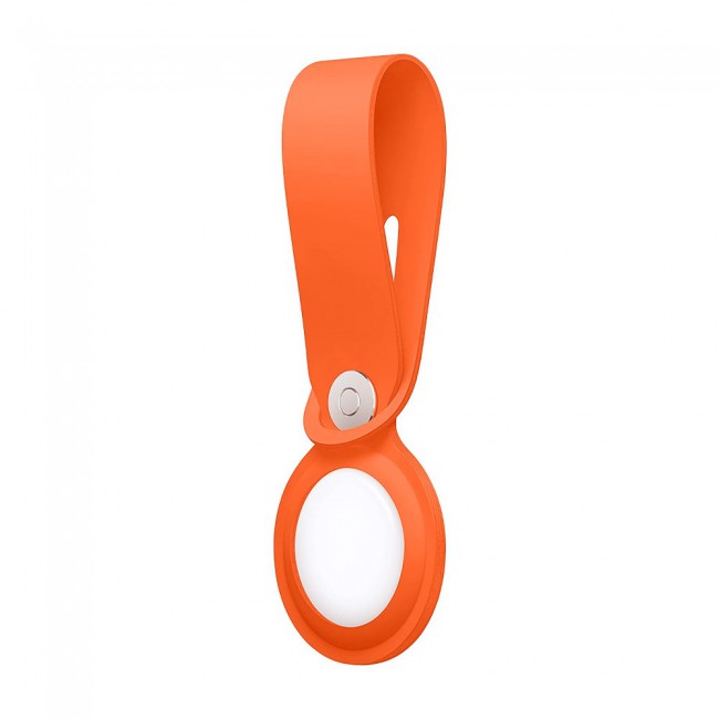 Margoun Silicone AirTag Loop for Apple AirTag – Orange