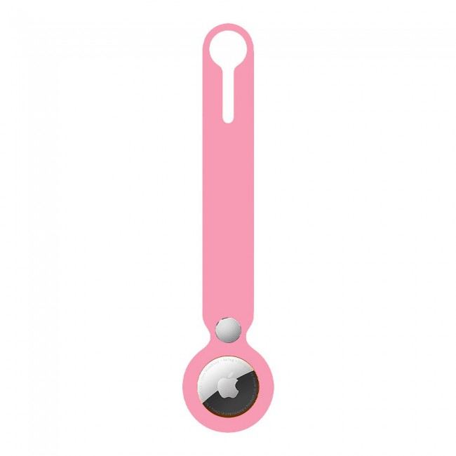 Margoun Silicone AirTag Loop for Apple AirTag – Pink