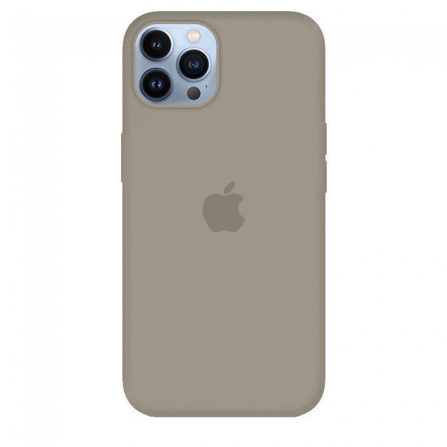 Margoun Silicone Case Cover for Apple iPhone 13 - Beige Grey