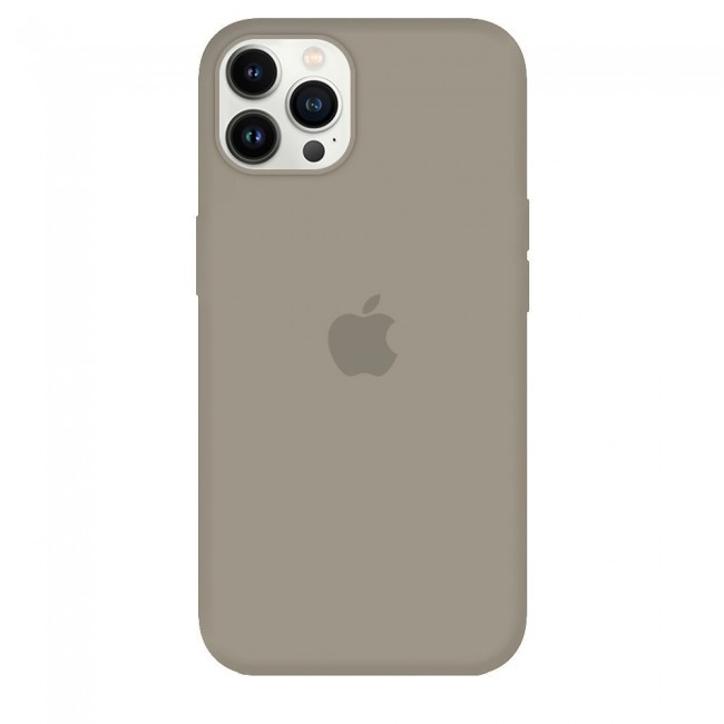 Margoun Silicone Case Cover for Apple iPhone 13 - Beige Grey