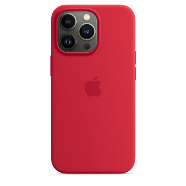 Margoun Silicone Case Cover for Apple iPhone 13 Pro Max - Red
