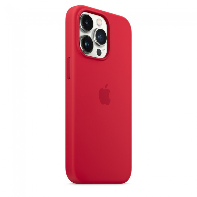 Margoun Silicone Case Cover for Apple iPhone 13 Pro Max - Red