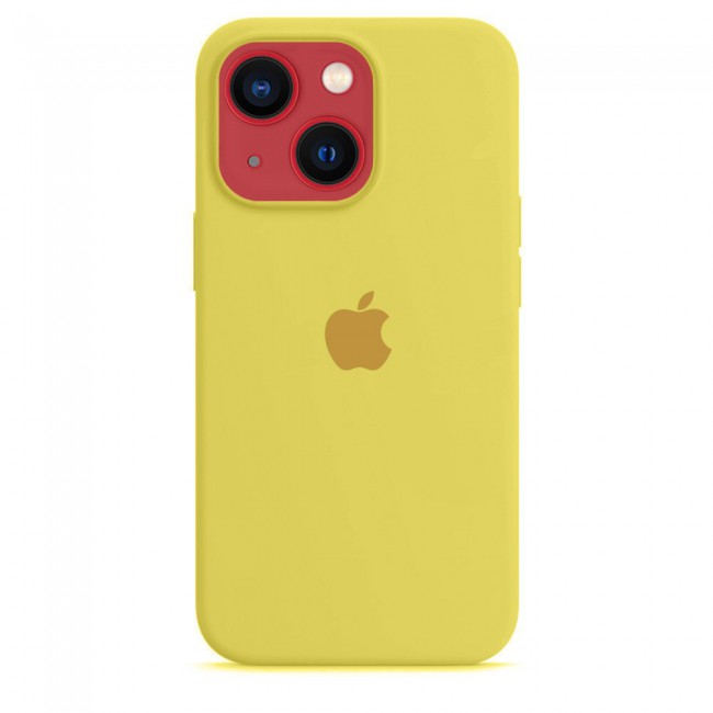 Margoun Silicone Case Cover for Apple iPhone 13 - Mustard Yellow