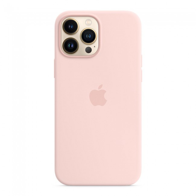 Margoun Silicone Case Cover for Apple iPhone 13 Pro - Chalk Pink