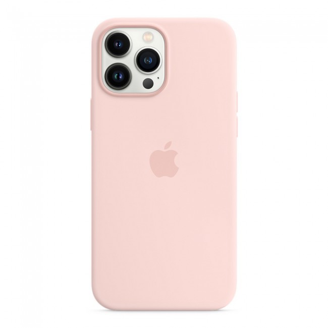 Margoun Silicone Case Cover for Apple iPhone 13 Pro - Chalk Pink