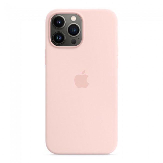 Margoun Silicone Case Cover for Apple iPhone 13 Pro - Chalk Pink