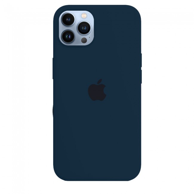 Margoun Silicone Case Cover for Apple iPhone 13 Pro - Dark Blue