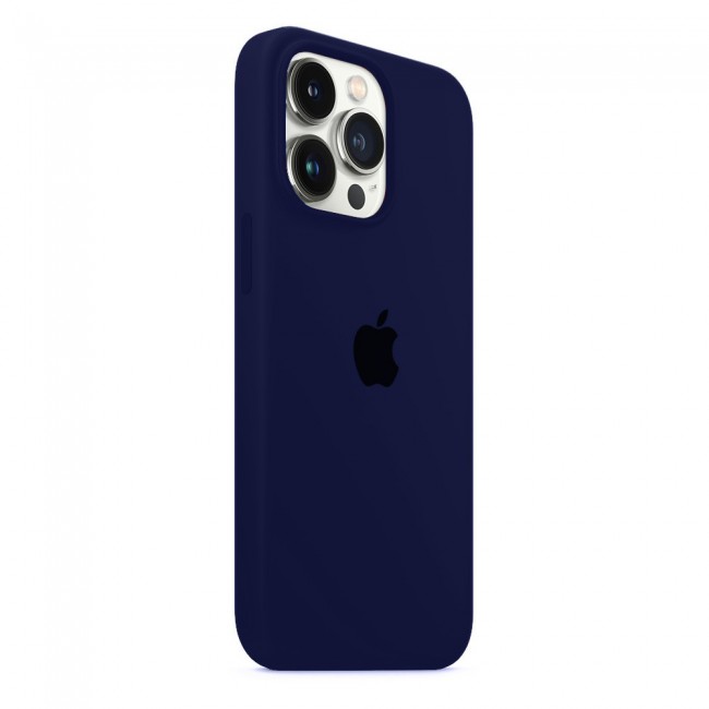 Margoun Silicone Case Cover for Apple iPhone 13 Pro - Dark Blue