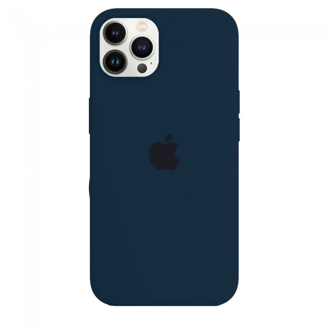 Margoun Silicone Case Cover for Apple iPhone 13 Pro - Dark Blue