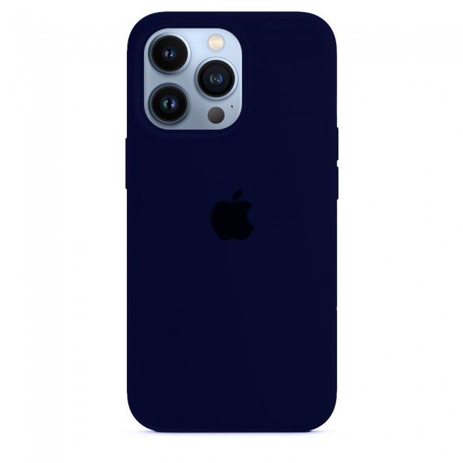 Margoun Silicone Case Cover for Apple iPhone 13 Pro - Dark Blue