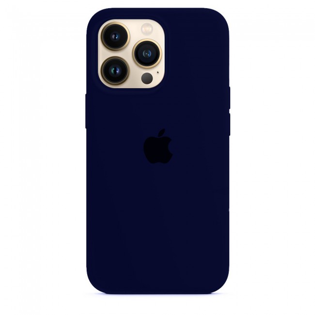 Margoun Silicone Case Cover for Apple iPhone 13 Pro - Dark Blue
