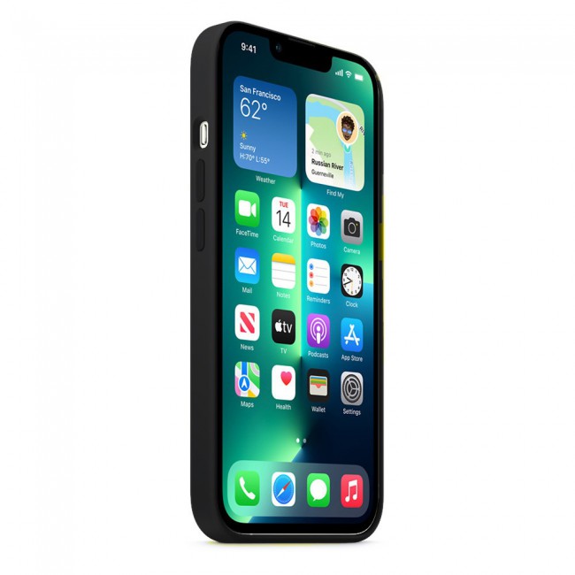 Margoun Silicone Case Cover for Apple iPhone 13 Pro Max - Black