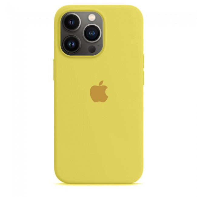 Margoun Silicone Case Cover for Apple iPhone 13 Pro Max - Mustard Yellow