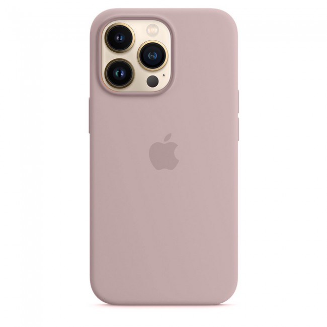 Margoun Silicone Case Cover for Apple iPhone 13 Pro Max - Pink Sand