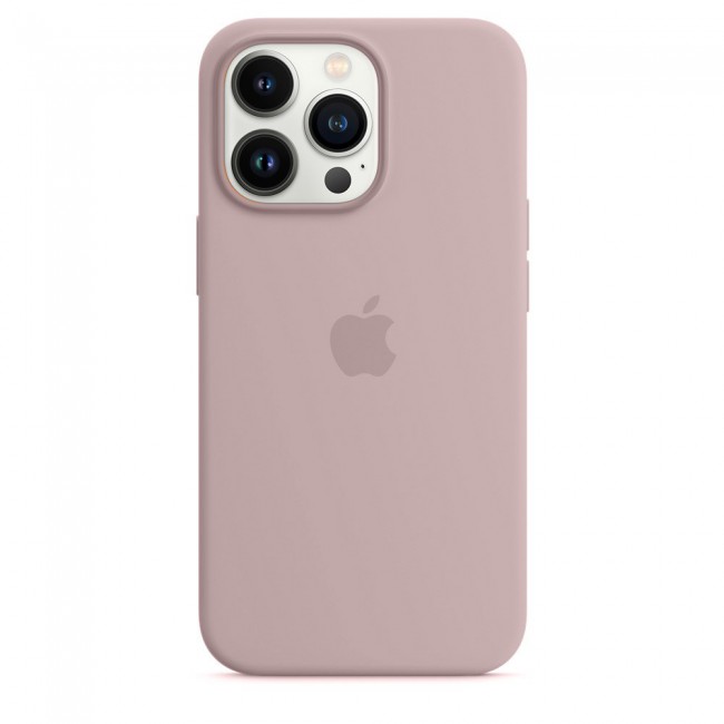 Margoun Silicone Case Cover for Apple iPhone 13 Pro Max - Pink Sand
