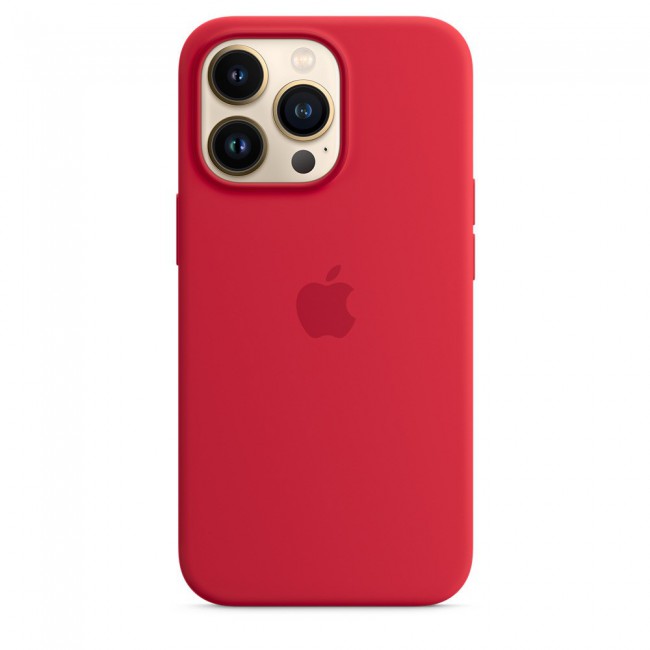 Margoun Silicone Case Cover for Apple iPhone 13 Pro - Red
