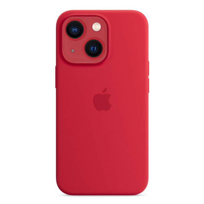 Margoun Silicone Case Cover for Apple iPhone 13 - Red