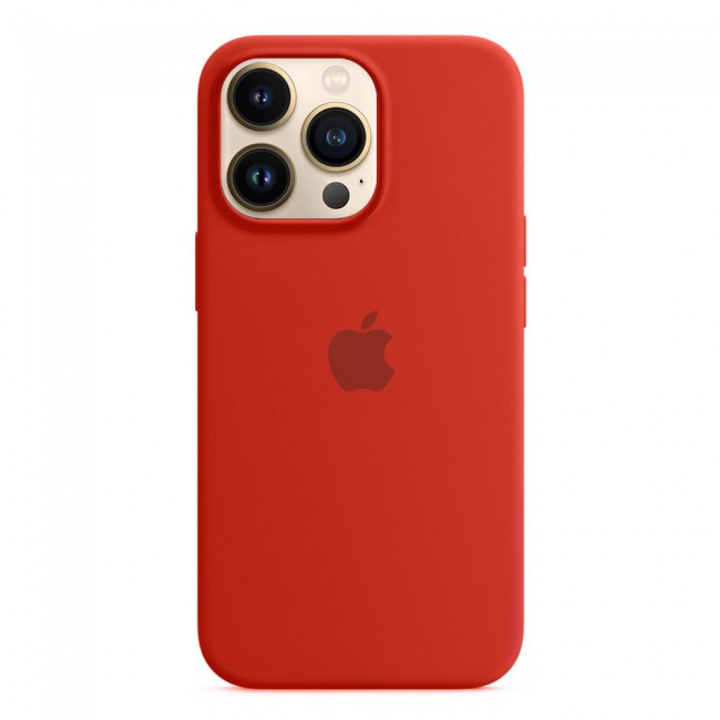 Margoun Silicone Case Cover for Apple iPhone 13 Pro - Red