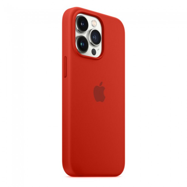 Margoun Silicone Case Cover for Apple iPhone 13 Pro Max - Red