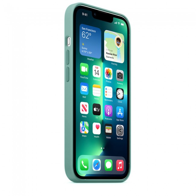 Margoun Silicone Case Cover for Apple iPhone 13 Pro - Cactus Green