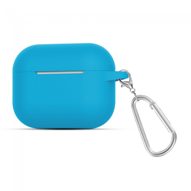 Margoun Silicone Case Cover for Airpods 3 with Keychain – Blue