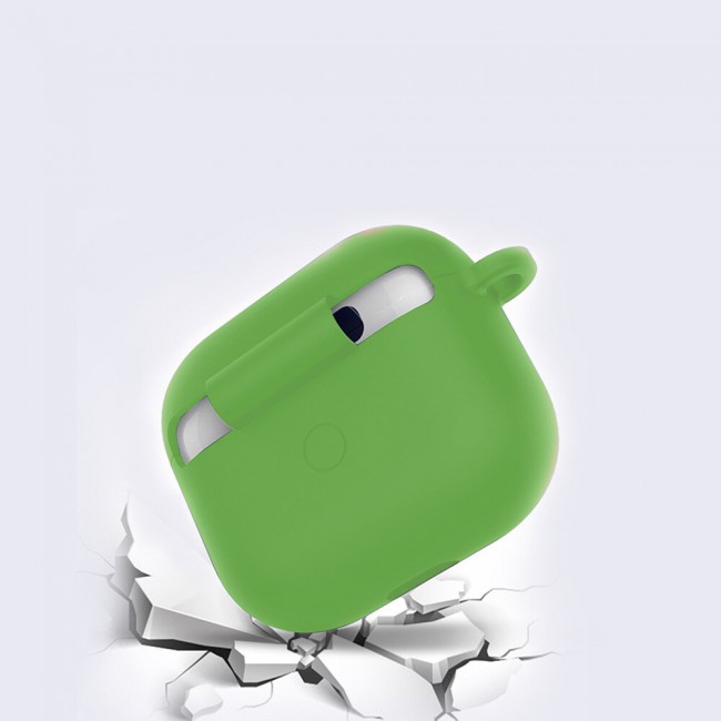 Margoun Silicone Case Cover for Airpods 3 with Keychain – Mint Green