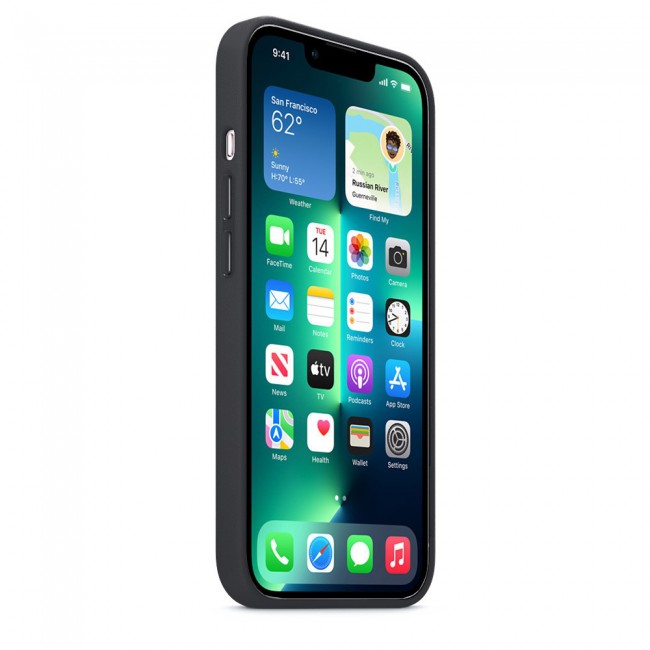 Margoun Silicone Case Cover for Apple iPhone 13 Pro Max - Dark Grey