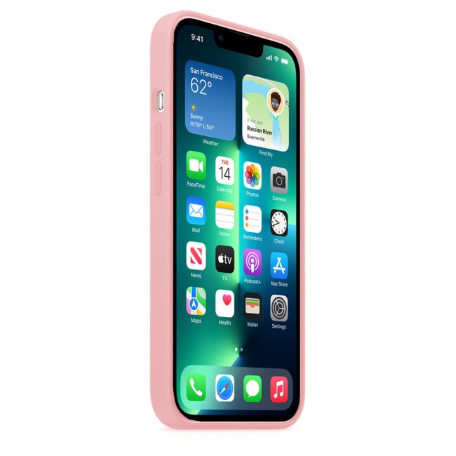 Margoun Silicone Case Cover for Apple iPhone 13 Pro - Light Pink