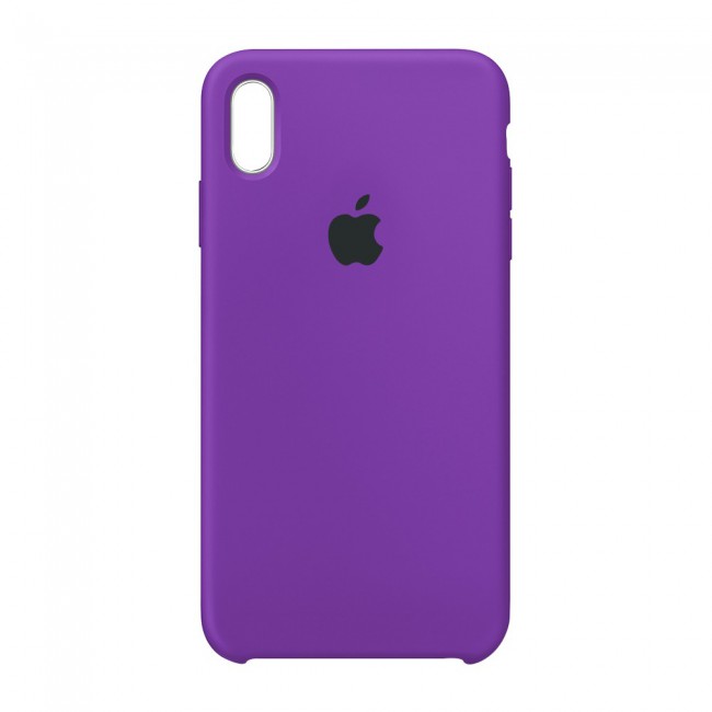 Silicone Soft and Slim Back Case Cover for Apple iPhone XS Max in Cool Colors