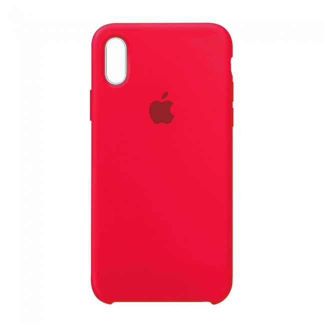 Silicone Soft and Slim Back Case Cover for Apple iPhone X and iPhone XS in Warm Colors