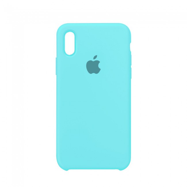 Silicone Soft and Slim Back Case Cover for Apple iPhone X and iPhone XS in Cool Colors