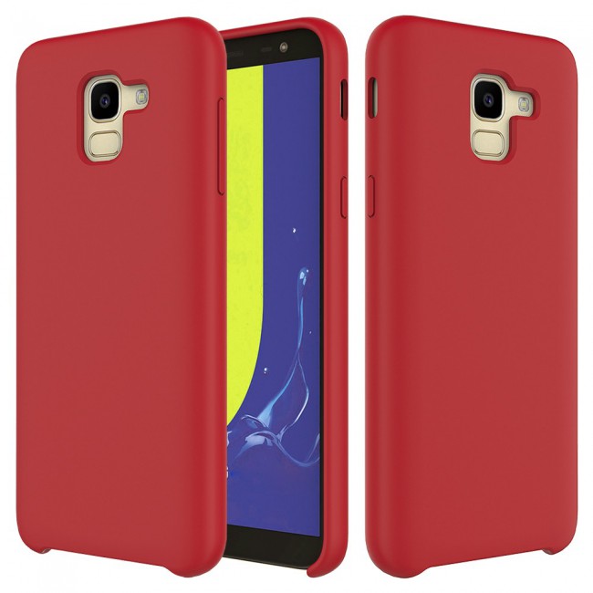 Margoun Silky Soft Touch Silicone Cover for Samsung Galaxy A8 2018