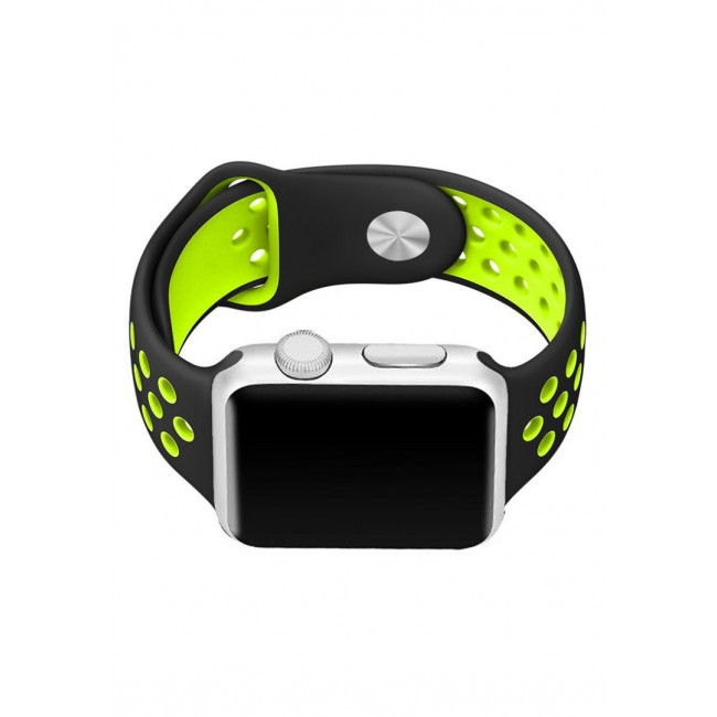 Margoun Smart Watch with Heart Rate Monitor Sensor and 42mm Sport Band – Black/Green