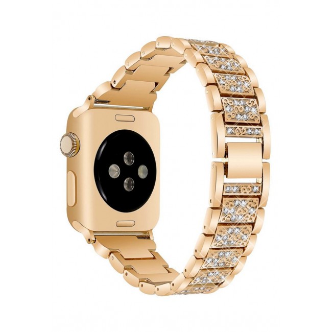 Margoun Smart Watch with Heart Rate Monitor Sensor and Crystal Buckle Band 42mm