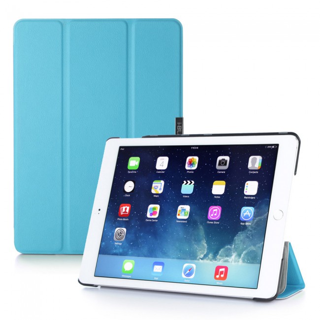 Margoun Soft PU Leather Trifold Stand Case cover for Apple ipad Air 2 – Black , White , Red , Rose Gold , Purple , Blue , Yellow