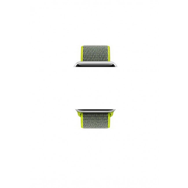 Margoun Nylon Sport Loop Replacement Apple Watch Band Strap 42-44-45mm - Green