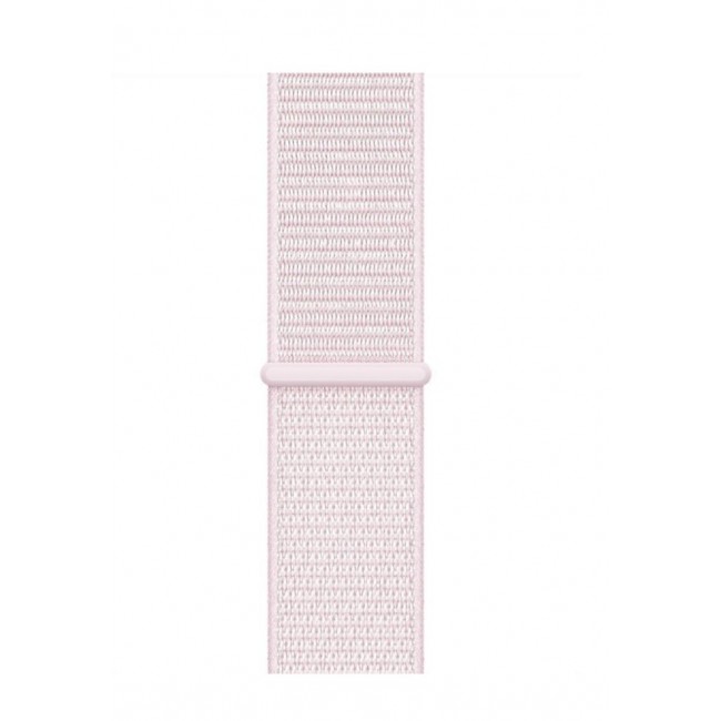 Margoun Nylon Sport Loop Replacement Apple Watch Band Strap 42-44-45mm - Pearl Pink