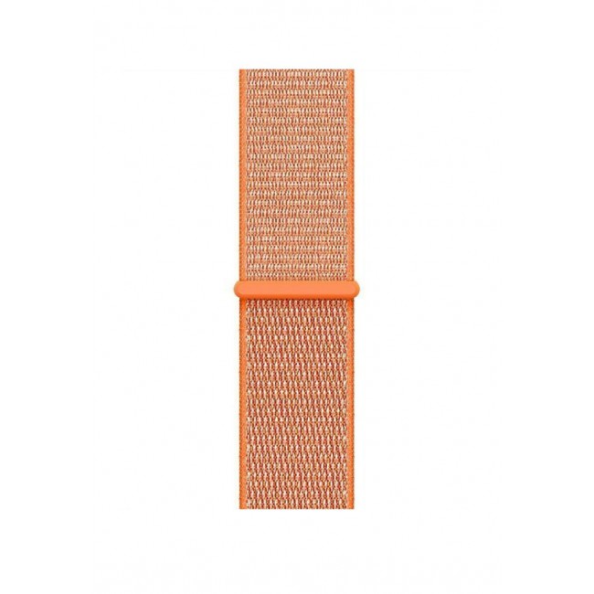 Margoun Nylon Sport Loop Replacement Apple Watch Band Strap 42- 44-45mm - Spicy Orange