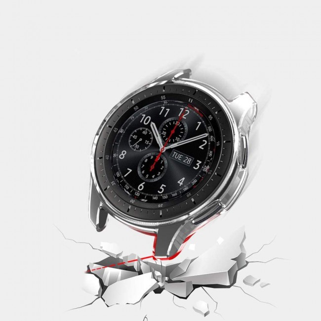 Margoun TPU All-Around Protective Bumper Case for Samsung Gear S3 Frontier 46mm – Clear